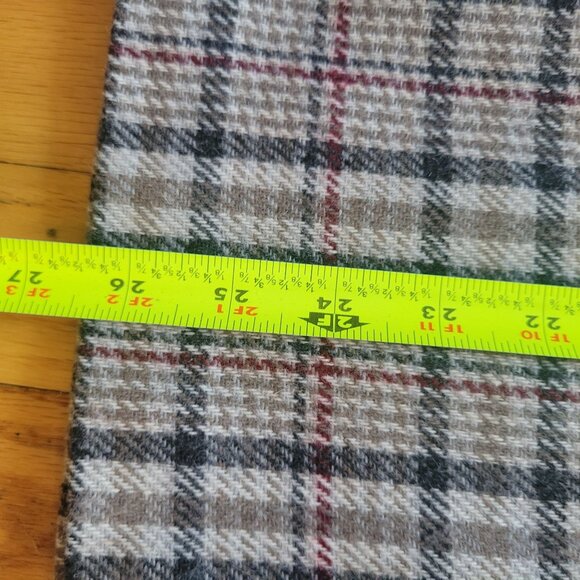Vintage Cape Cod Sportswear Plaid Wool Skirt Size 12 Made In USA - Picture 6 of 6
